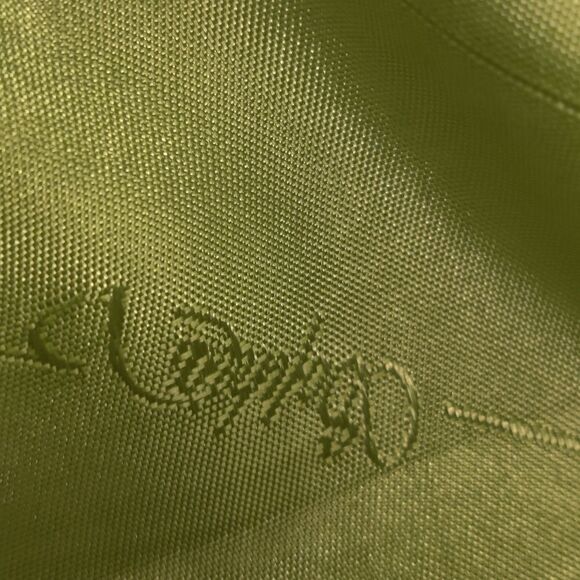 Sophia visconti Clutch Wristlet Studded Black Leather Lime Green Lined Handbag - Picture 10 of 15